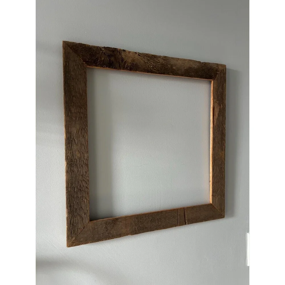 Vintage 16 x 16 Primitive Wood Frame